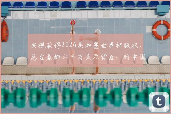央视获得2026美加墨世界杯版权，总台豪掷六千万美元背后，对中国球迷意味着什么？